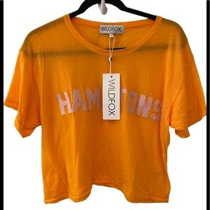 ⭐️NWT⭐️WILDFOX Hamptons Crop Top